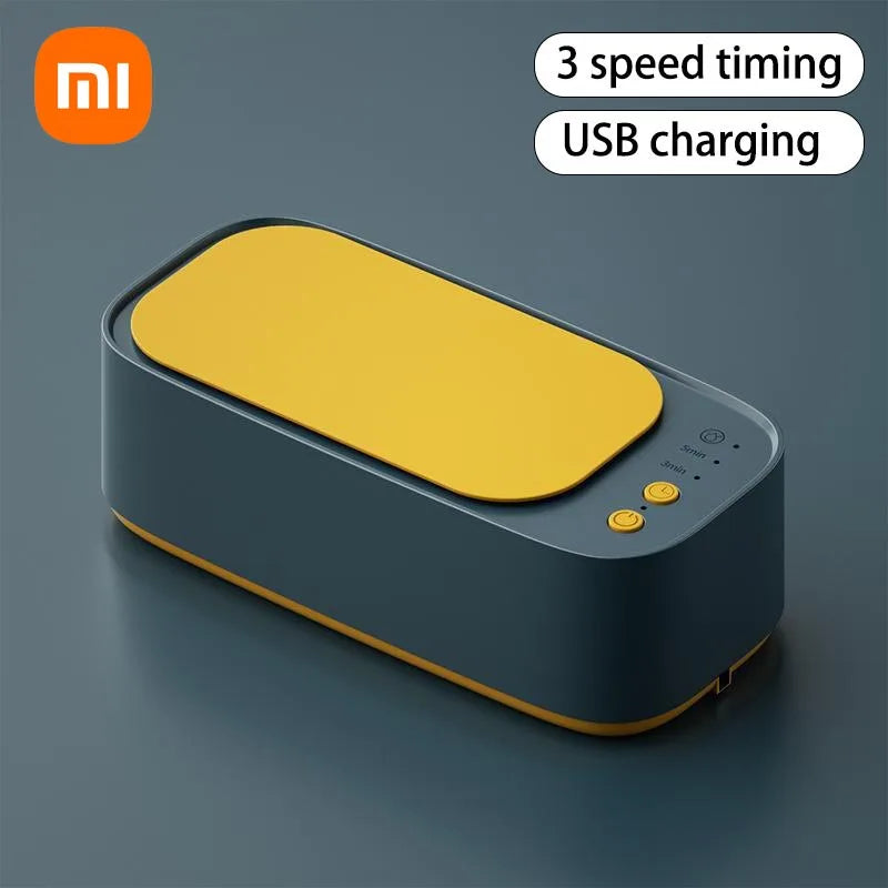 Xiaomi MIJIA Ultrasonic Glasses Cleaning Machine 45KHZ Ultrasound Jewelry Cleaner Machine High Frequency Ultrasonic Cleaner Bath