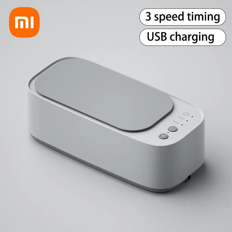 Xiaomi MIJIA Ultrasonic Glasses Cleaning Machine 45KHZ Ultrasound Jewelry Cleaner Machine High Frequency Ultrasonic Cleaner Bath