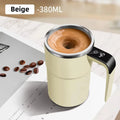 New 380ML Mini Electric Coffee Self Mixing Mug USB IP67 Waterproof Food Milk Coffee Mug Safe Rechargeable Automatic Magnetic Cup